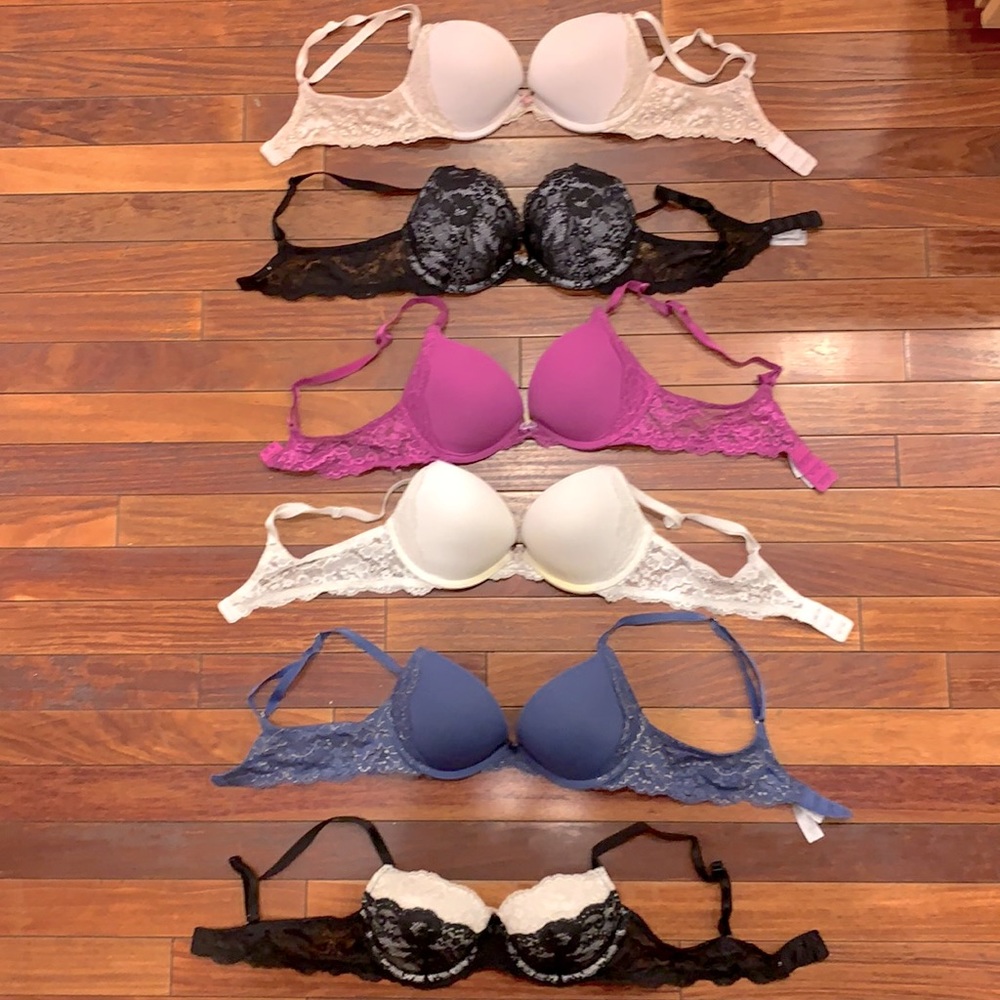Victoria Secret Dream Angels Push-Up Bras LOT of 6